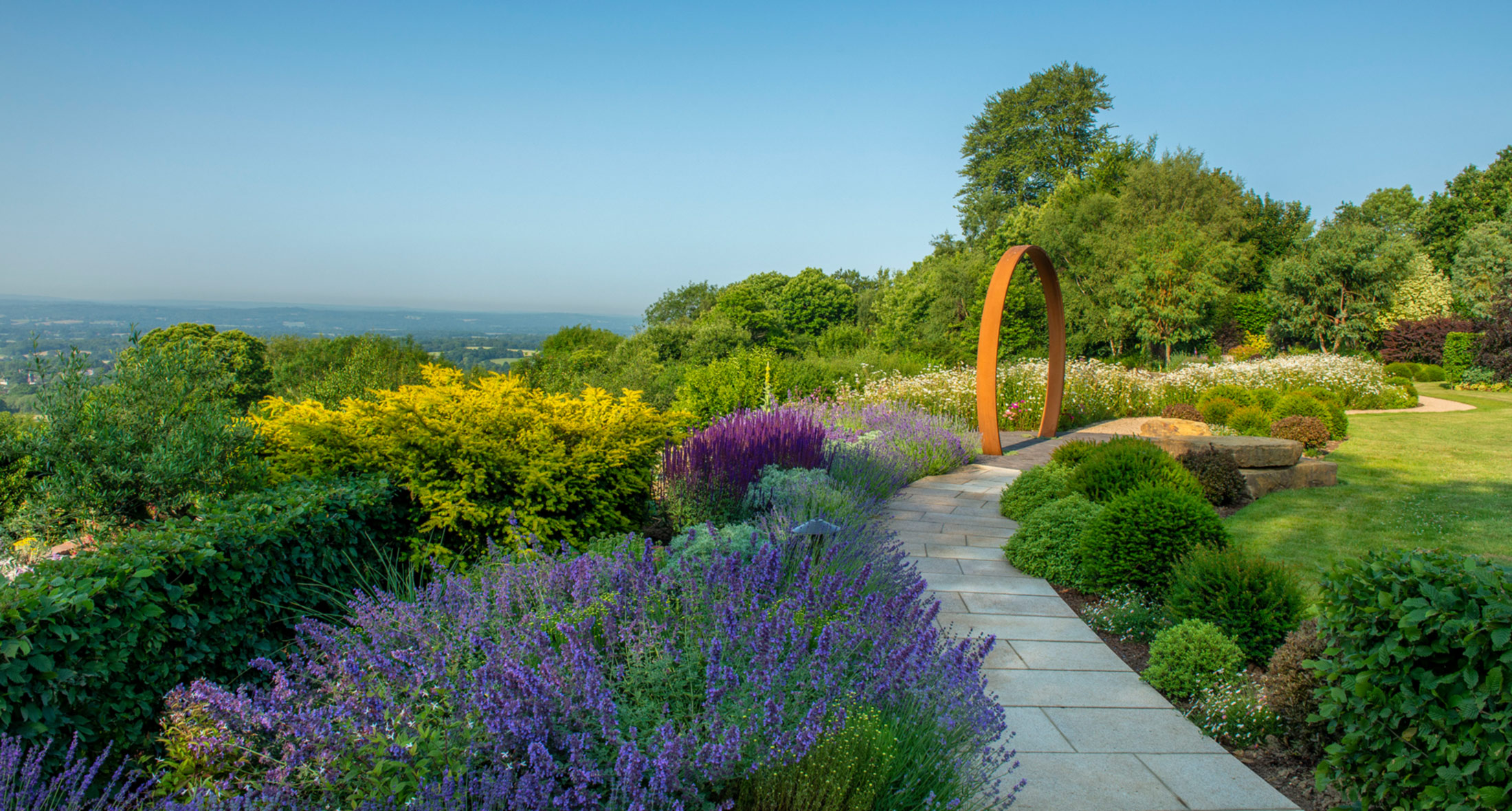 slate grey garden design and landscaping award-winning show garden