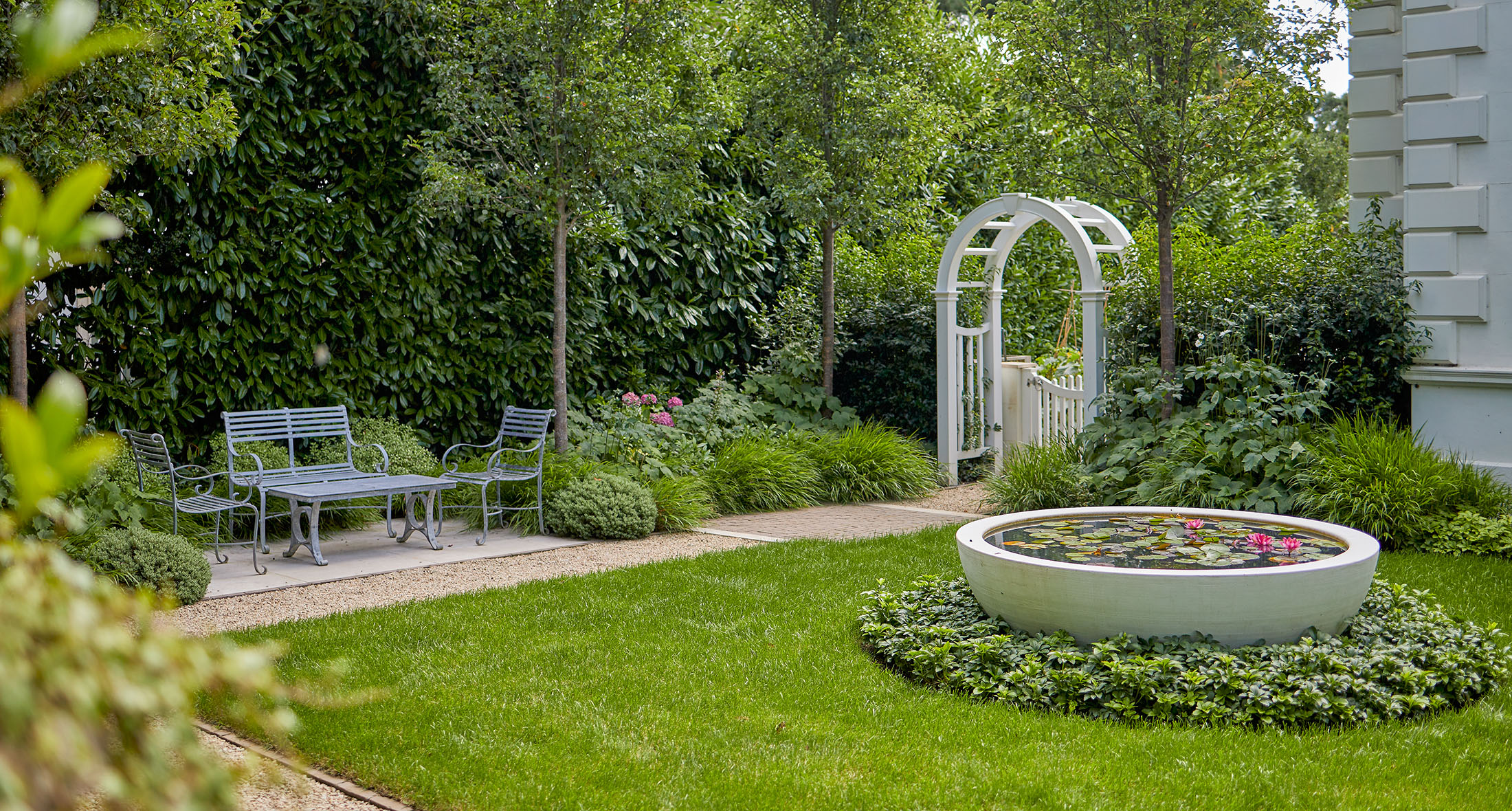 Completed garden design and build Tunbridge Wells
